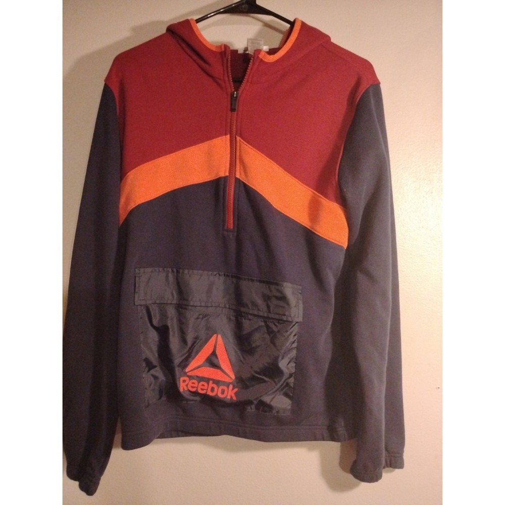 Woman's Reebok Vintage Cotton Pullover Sz.18, Xxl, Red,Blue,Orange,Gray Sleeved - Picture 3 of 9
